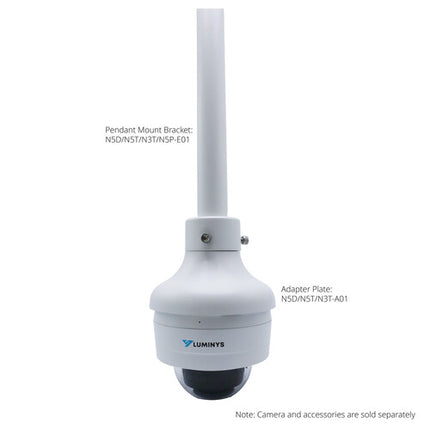 Luminys N3D-4LAV LumiLuxSmart Cámara Domo IP Exterior 4MP 2.7-13.5mm 130' Visión Nocturna