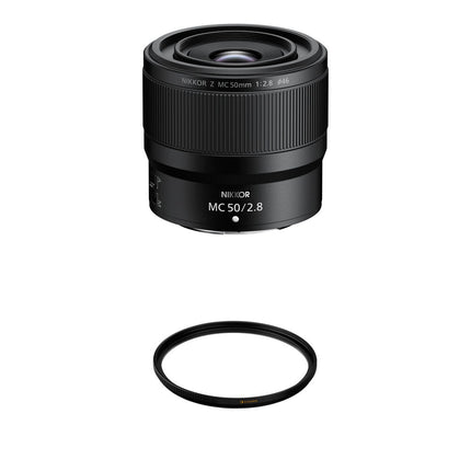 Nikon NIKKOR Z 50mm f/2.8 Macro Lente con Filtro UV 46mm