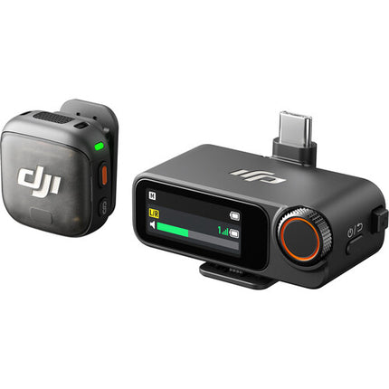DJI Mic 3 Sistema Micrófono Inalámbrico Compacto con Alcance 400m y Grabación 32-Bit
