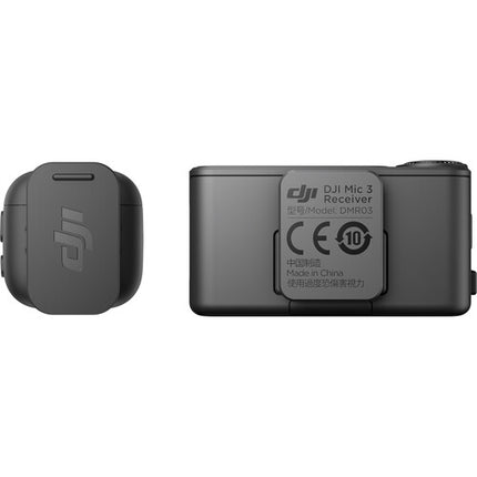 DJI Mic 3 Sistema Micrófono Inalámbrico Compacto con Alcance 400m y Grabación 32-Bit