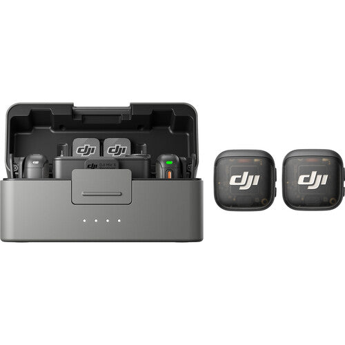 DJI Mic 3 sistema inalámbrico compacto para 2 personas micrófonos clip-on y receptor AMOLED