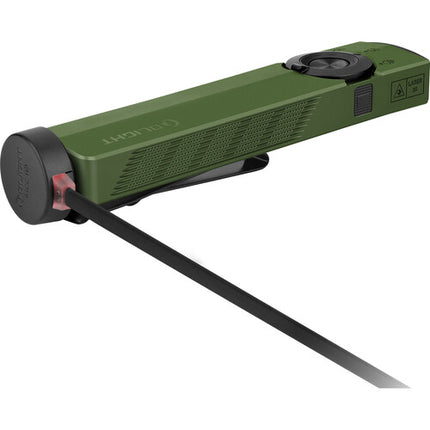 Olight ArkPro Linterna Recargable 1500 Lúmenes Haz Blanco Frío Verde