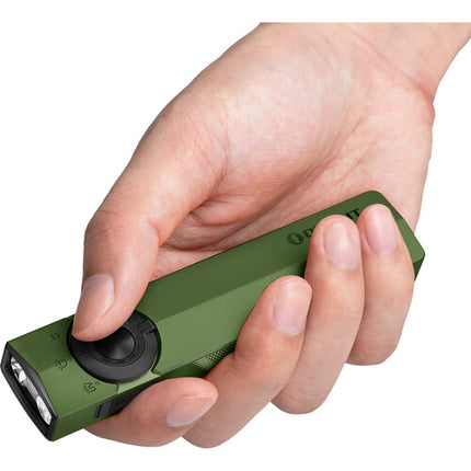 Olight ArkPro Linterna Recargable 1500 Lúmenes Haz Blanco Frío Verde