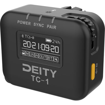 Deity Microphones TC-1 Generador Wireless de Código de Tiempo 28 Horas Batería 2.4 GHz Bluetooth 2-Pack