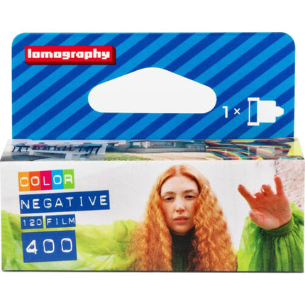 Lomography ISO 400 Película negativa color 120 ISO400 estructura fina
