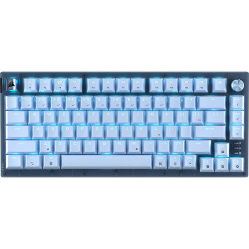CORSAIR K65 PLUS Teclado Gaming Inalámbrico 2.4 GHz 266h Batería Glaciar Azul