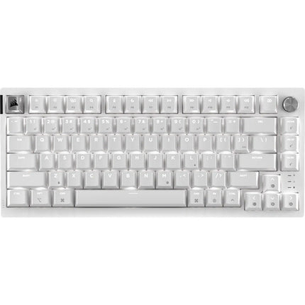CORSAIR K65 PLUS Teclado Gaming Inalámbrico RGB 75% Frost White
