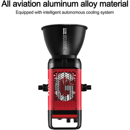 GVM Pro SD300B LED Monolight Bi-Color 300W 2700-6800K 51100 Lux con Reflector y Bolsa