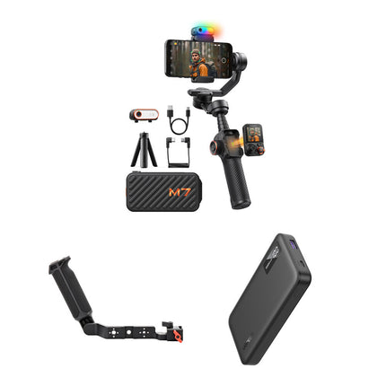 Hohem iSteady M7 Gimbal estabilizador smartphone con control remoto y batería 10000 mAh