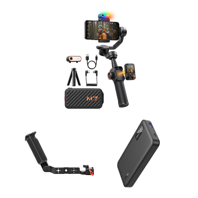 Hohem iSteady M7 Gimbal estabilizador smartphone con control remoto y batería 10000 mAh