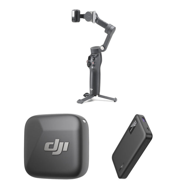 DJI Osmo Mobile 7P Gimbal para smartphone con micrófono y power bank 10000 mAh