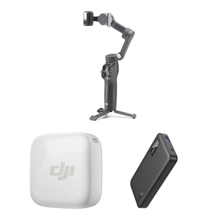 DJI Osmo Mobile 7P Estabilizador para Smartphone con Luz Relleno y Power Bank 10000 mAh