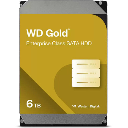 WD 6TB Gold HDD Interno Empresarial 3.5" 7200 rpm SATA III 2-Pack