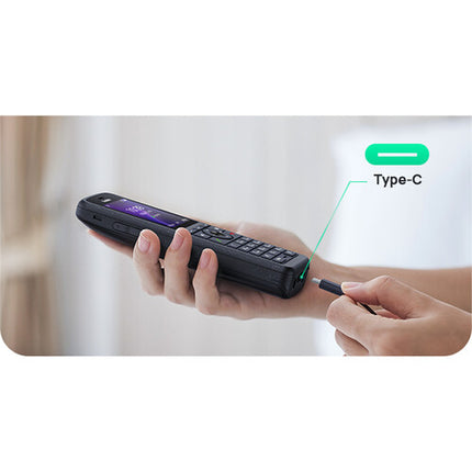 Teléfono inalámbrico Wi-Fi VoIP Yealink AX86R Pantalla 2.4 pulgadas IP67
