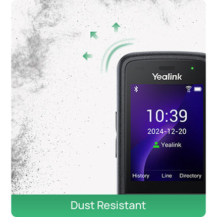 Teléfono inalámbrico Wi-Fi VoIP Yealink AX86R Pantalla 2.4 pulgadas IP67