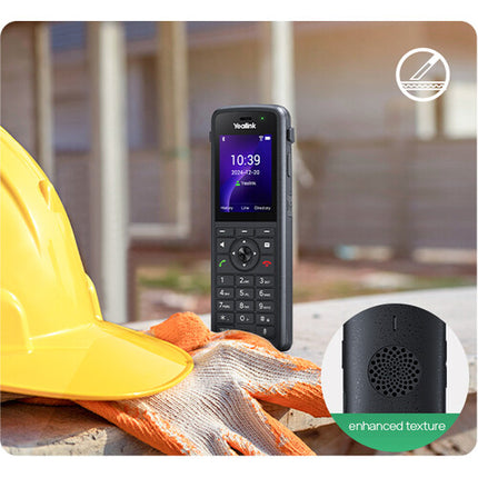 Teléfono inalámbrico Wi-Fi VoIP Yealink AX86R Pantalla 2.4 pulgadas IP67