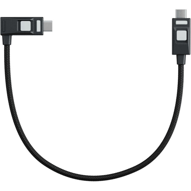 Atomos Cable USB-C Bloqueo 7.9" con Conector Ángulo Derecho Control Cámara