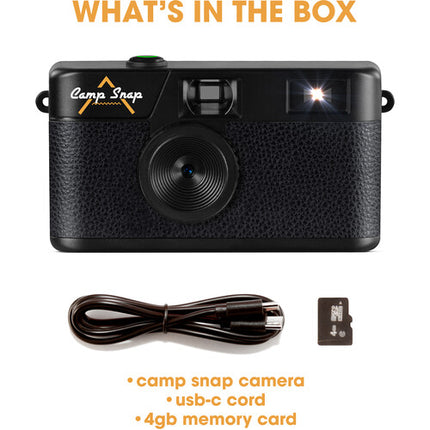 Camp Snap CS-V105 Cámara Digital Sin Pantalla 8MP Flash LED 4GB MicroSD