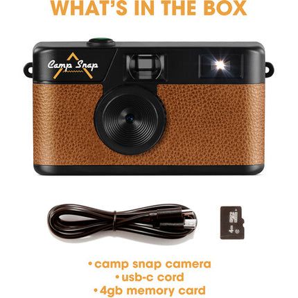 Camp Snap CS-V105 Cámara Digital sin Pantalla 8MP Flash LED 4GB MicroSD