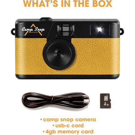 Camp Snap CS-V105 Cámara Digital sin Pantalla 8MP y Flash LED USB-C