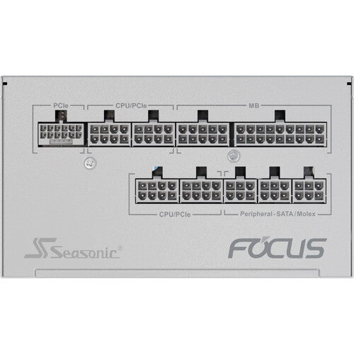 SeaSonic Electronics FOCUS GX ATX 3.1 Fuente Modular 750W 80 PLUS Gold Blanca 135mm Ventilador