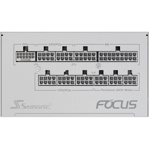 SeaSonic Electronics FOCUS GX fuente de alimentación modular ATX 850W 80 PLUS Gold blanca