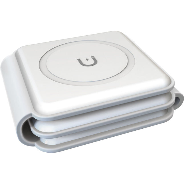 ChargeWorx base de carga inalámbrica plegable 3 en 1 blanca 15W para teléfono reloj y auriculares