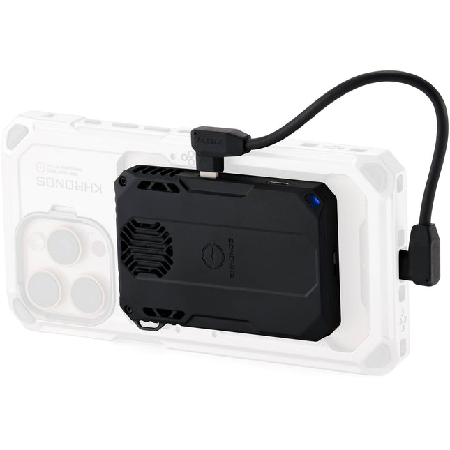 Tilta Khronos Sistema de Enfriamiento y Almacenamiento para iPhone 15 y 16 Pro con SSD M.2 y Ventilador Integrado