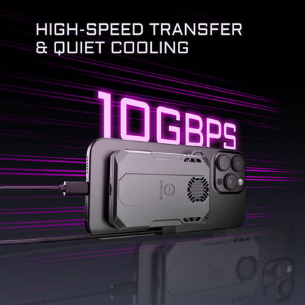 Tilta Khronos Sistema de Refrigeración y Almacenamiento para iPhone 15 y 16 Pro con Transferencia M.2 SSD 10 Gb/s