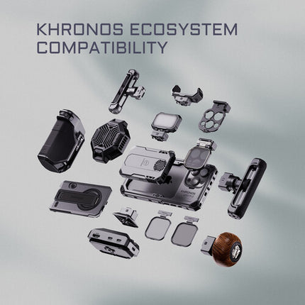 Tilta Khronos Sistema de Enfriamiento y Almacenamiento para iPhone 15 y 16 Pro con SSD M.2 y Ventilador Integrado