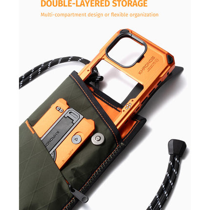 Tilta Fe Ecopak Estuche para Smartphone Morado con Correa Ajustable y Compartimento Frontal