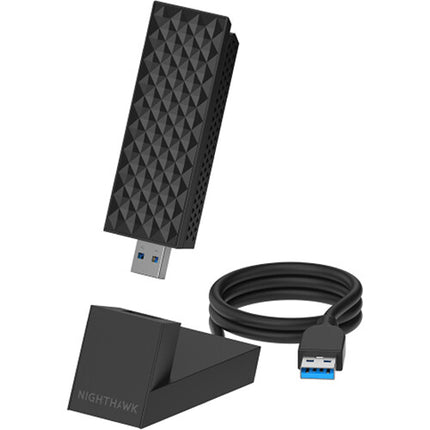 Netgear Nighthawk A9000 BE6500 Adaptador USB Wi-Fi 7 Tri Banda 6.5 Gb/s