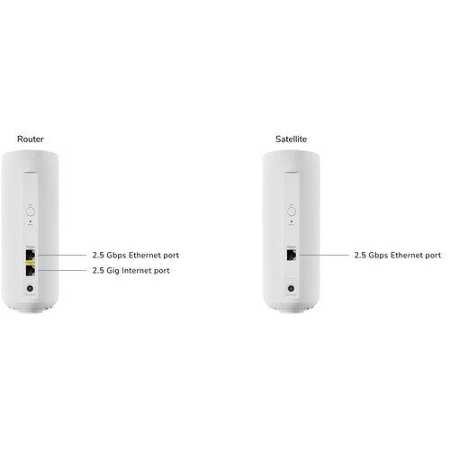 Netgear Orbi 370 BE50001 Sistema Wi-Fi Mesh Dual-Banda Wi-Fi 7 5 Gb/s 4000 pies²