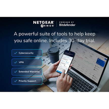 Netgear Orbi 370 BE50001 Sistema Wi-Fi Mesh Dual-Banda Wi-Fi 7 5 Gb/s 4000 pies²
