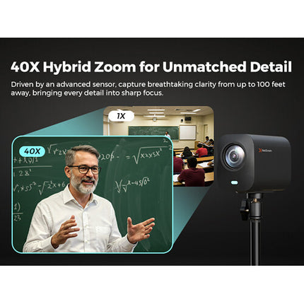 NearStream VM20 Cámara de Streaming 4K30 Zoom 40x USB-C PoE