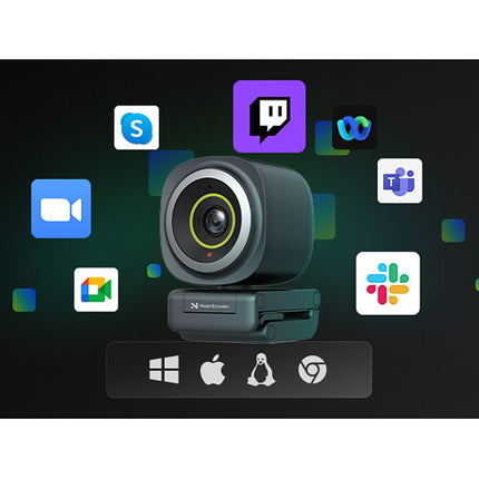NearStream V08AF Cámara Web 4K 8MP USB-A Autofocus 95° Campo de Visión