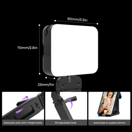 NearStream SL10B Panel de Luz LED Bicolor 2700-6500K CRI 95 batería recargable USB-C