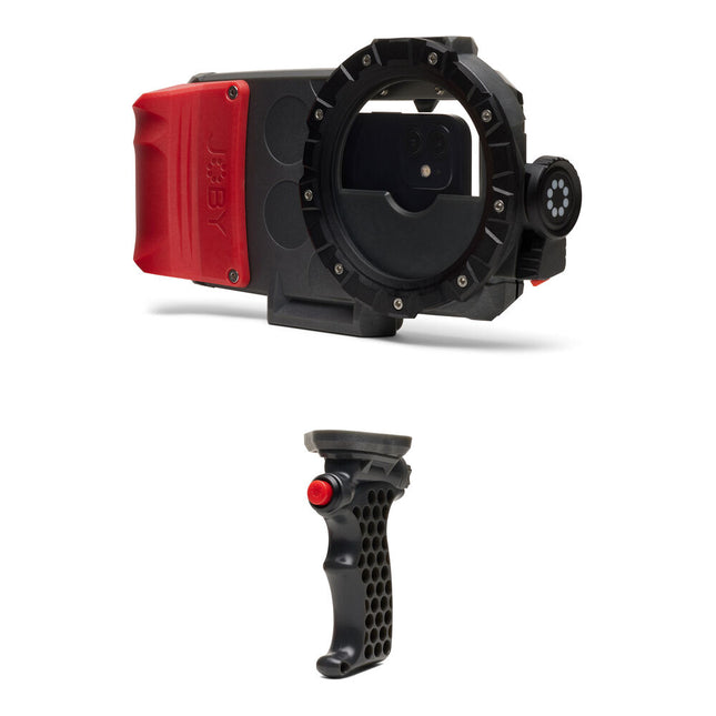 JOBY SeaPal funda impermeable para smartphone con grip ergonómico y Bluetooth
