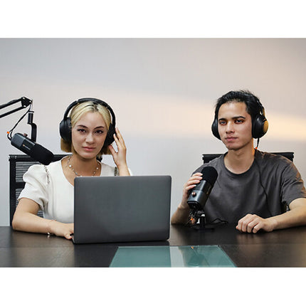 NearStream AM15X Micrófono Dinámico XLR USB con Soporte de Escritorio Ajustable