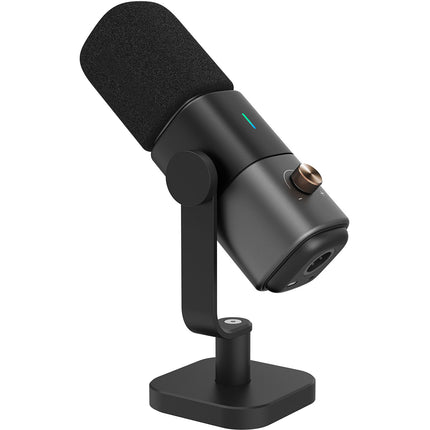 NearStream AM15X Micrófono Dinámico XLR USB con Soporte de Escritorio Ajustable
