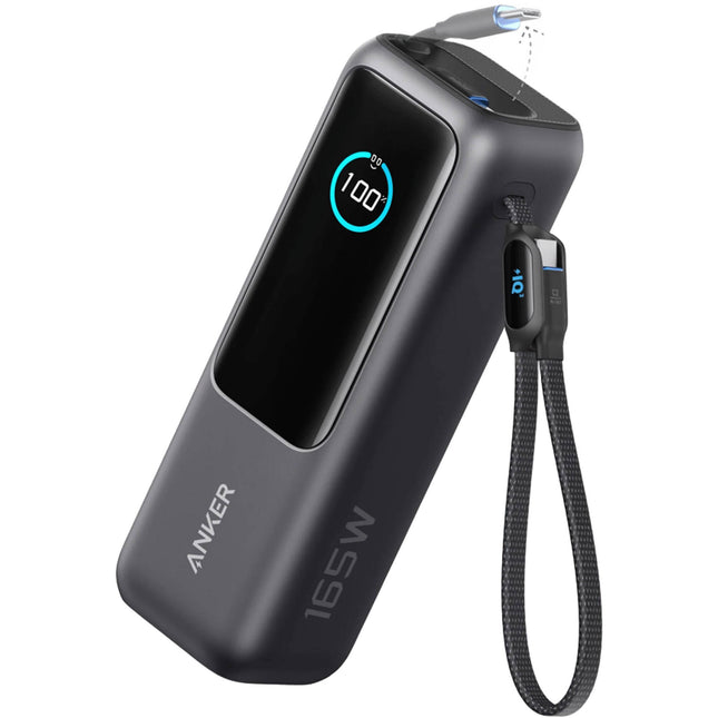 Anker A1695 Power Bank USB-C 25000mAh 165W Batería Portátil Negro