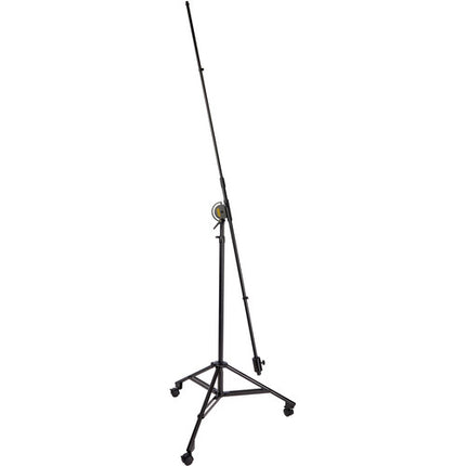Auray MS-SB1W Soporte de Micrófono Estudio Ajustable 52-90" con Boom Telescópico 49-89.5" y Base con Ruedas