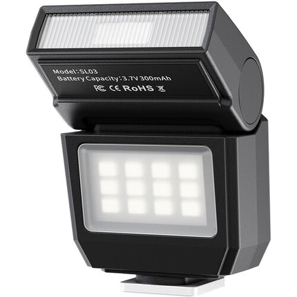 Ulanzi SL03 Spark Lite Flash de Cámara Negro Batería 300mAh 90° Ajustable