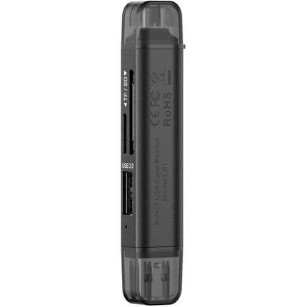 Ulanzi CR1 Lector de Tarjetas 3 en 1 USB-C USB-A 170 MB/s