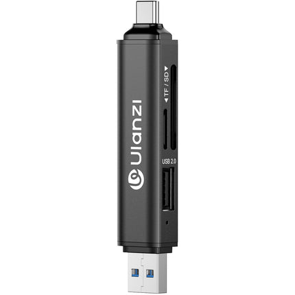 Ulanzi CR1 Lector de Tarjetas 3 en 1 USB-C USB-A 170 MB/s