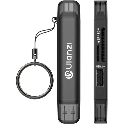 Ulanzi CR1 Lector de Tarjetas 3 en 1 USB-C USB-A 170 MB/s