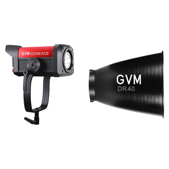 GVM SD700B-AIO Monoluz LED Bicolor Kit Reflector 40° 27700 Lux 2700-6800K