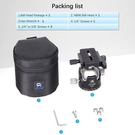 ARTCISE NB46F abrazadera con palanca liberación rápida capacidad 25 kg altura 3.46 pulgadas