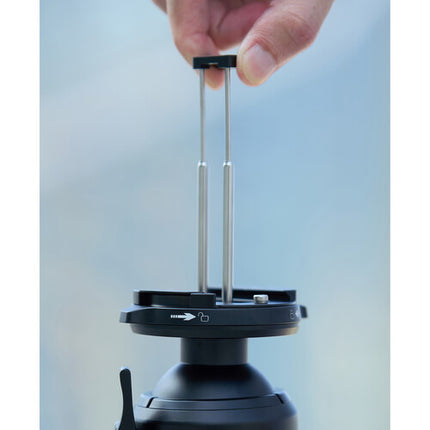Heipi W28S-Q Trípode de Fibra de Carbono 3 en 1 44 lb 59.8" con Cabeza de Bola