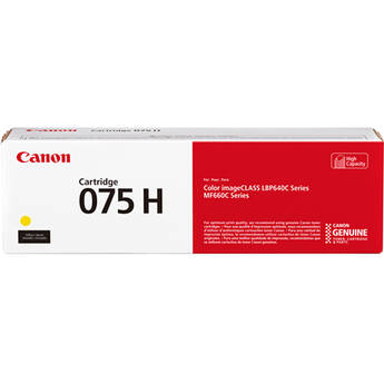 Canon 075 Cartucho Tóner Amarillo Alta Capacidad 2500 Pág Compatible 660 LBP640